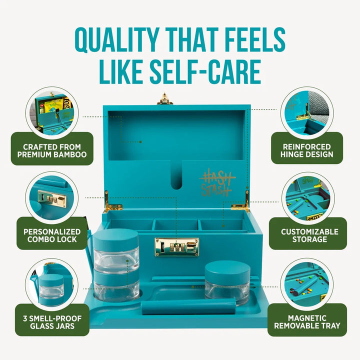 HashStash OG Stash Box (Teal)