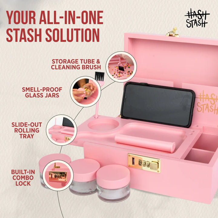 HashStash OG Stash Box (Pink)