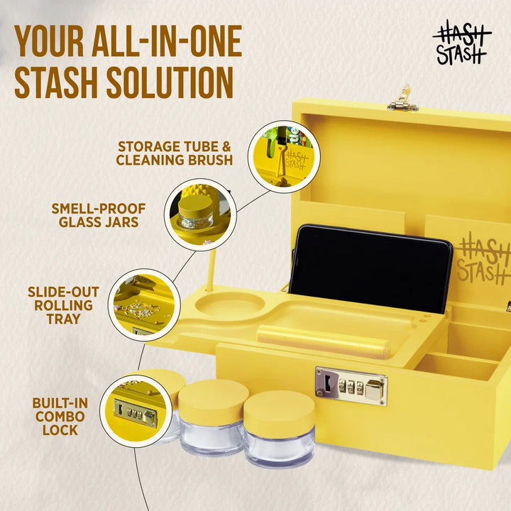 HashStash OG Stash Box (Yellow)