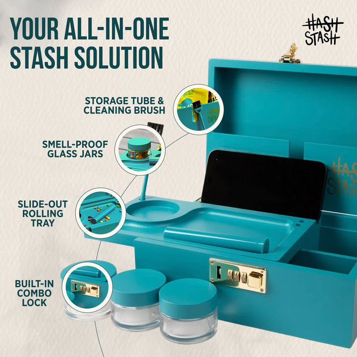 HashStash OG Stash Box (Teal)