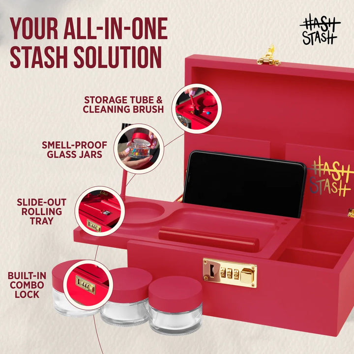 HashStash OG Stash Box (Red)