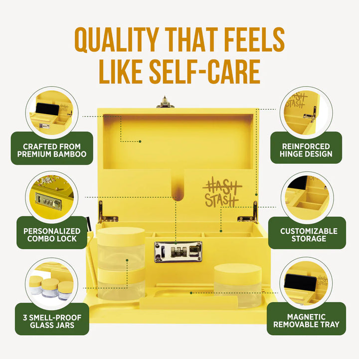 HashStash OG Stash Box (Yellow)