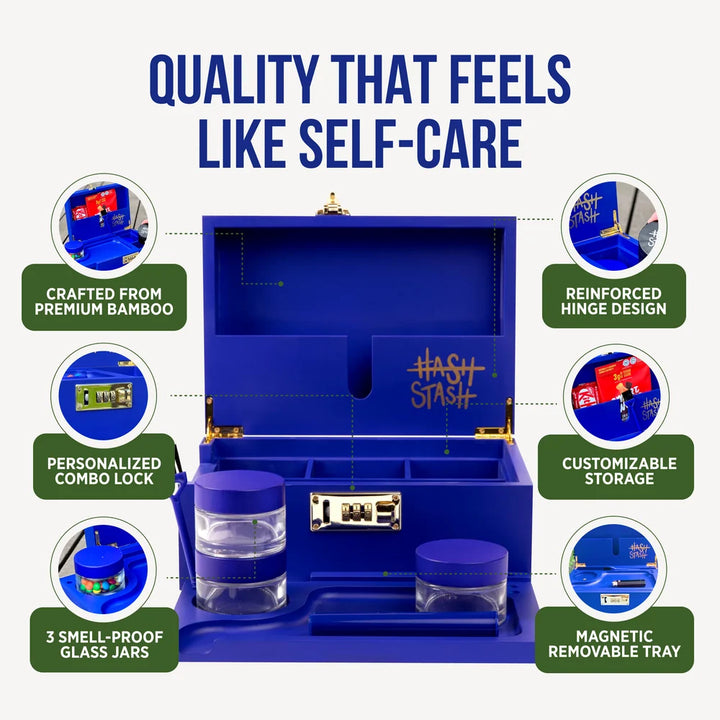 HashStash OG Stash Box (Royal Blue)