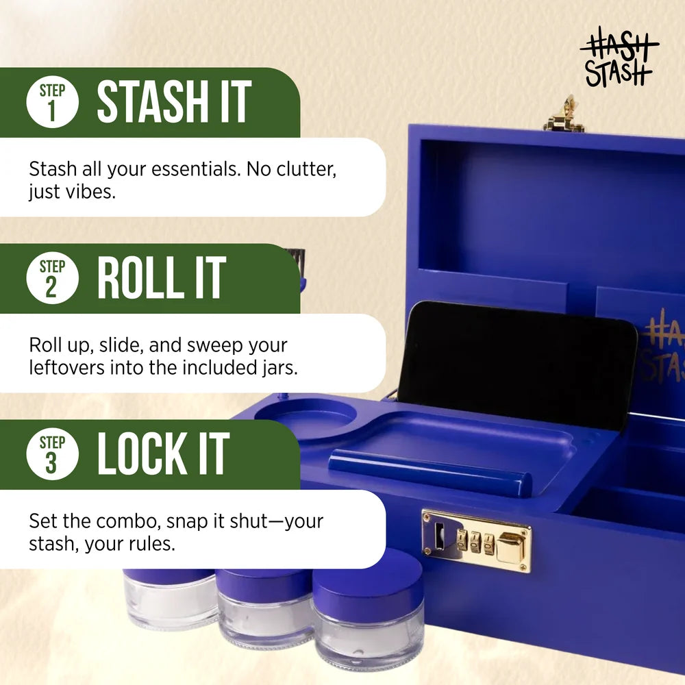 HashStash OG Stash Box (Royal Blue)