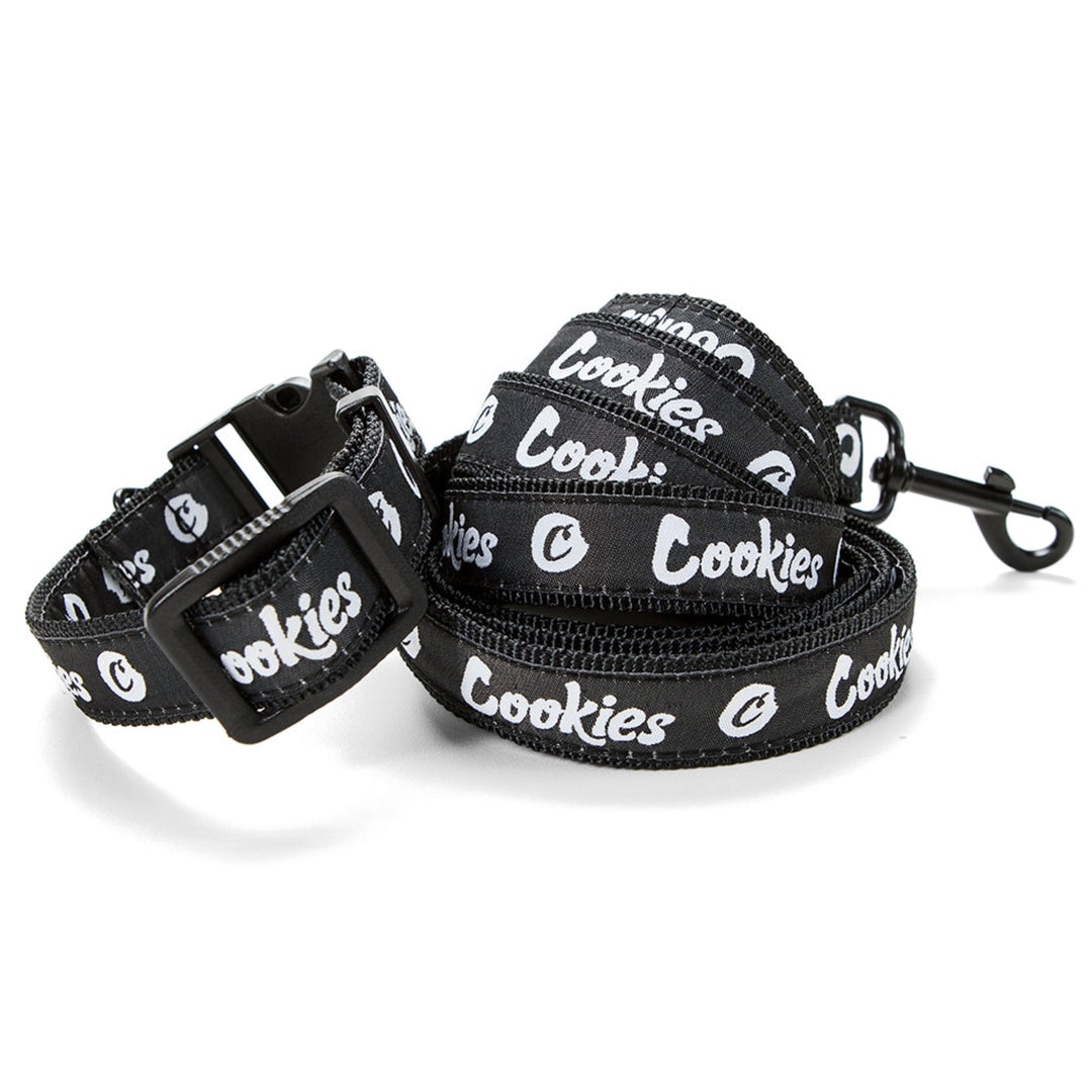 cookies original logo dog collar leash combo