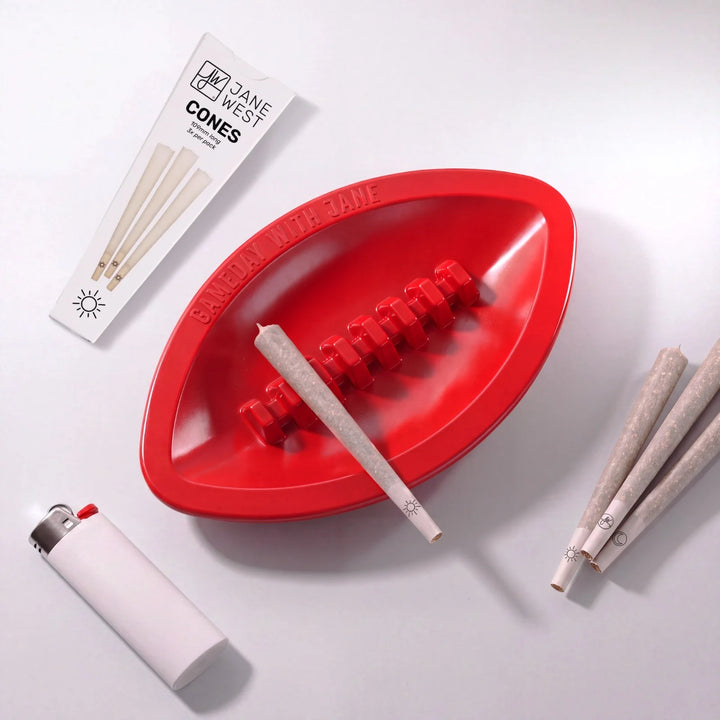 Gameday with Jane West Football Ashtray (Various Colors)