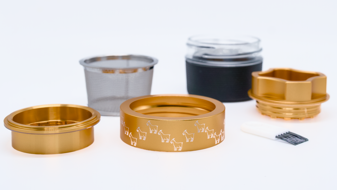GOAT Grinder 4 Piece Aluminum Grinder | AITH v.I – OG - Repeat Pattern