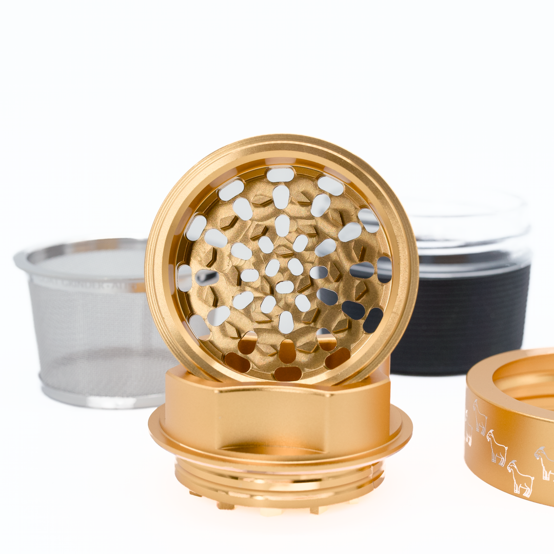 GOAT Grinder 4 Piece Aluminum Grinder | AITH v.I – OG - Repeat Pattern