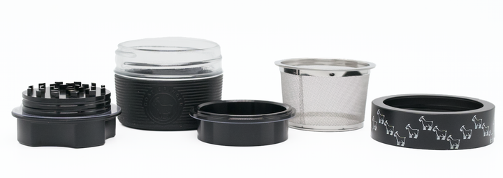 GOAT Grinder 4 Piece Aluminum Grinder | AITH v.I – OG - Repeat Pattern