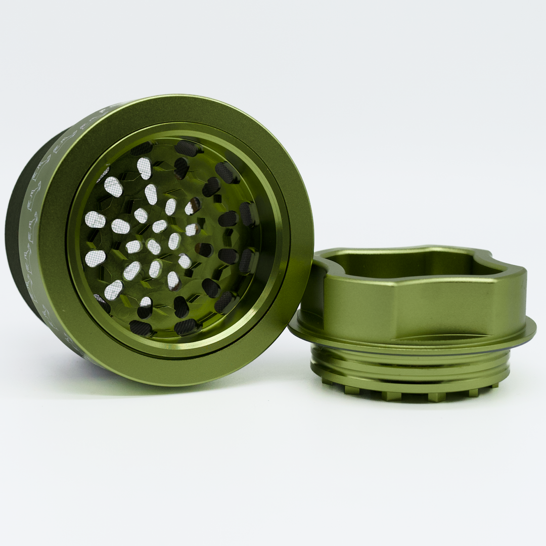 GOAT Grinder 4 Piece Aluminum Grinder | AITH v.I – OG - Repeat Pattern