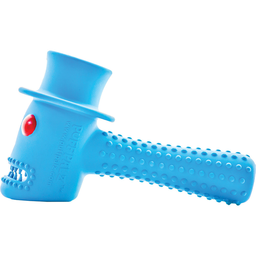 Hippy Hammer Tough Dog Toy blue side view