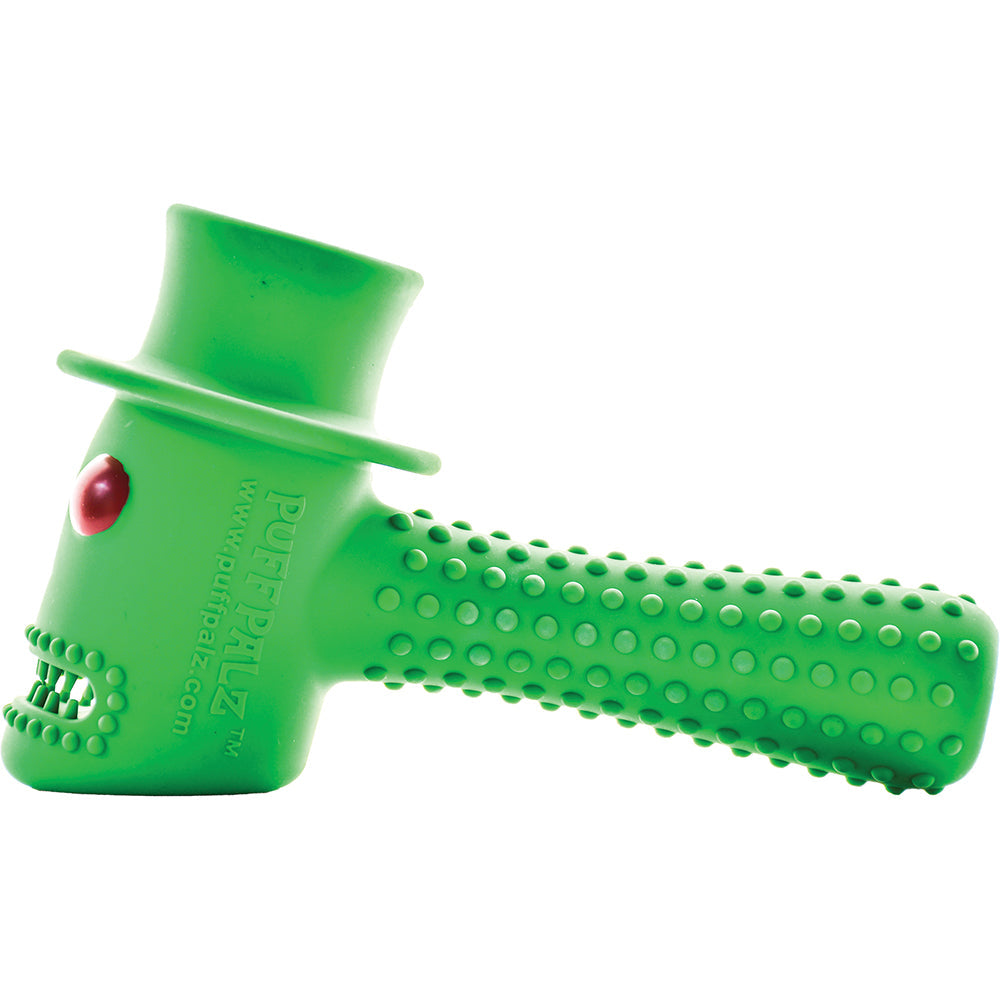 Hippy Hammer Tough Dog Toy green side view