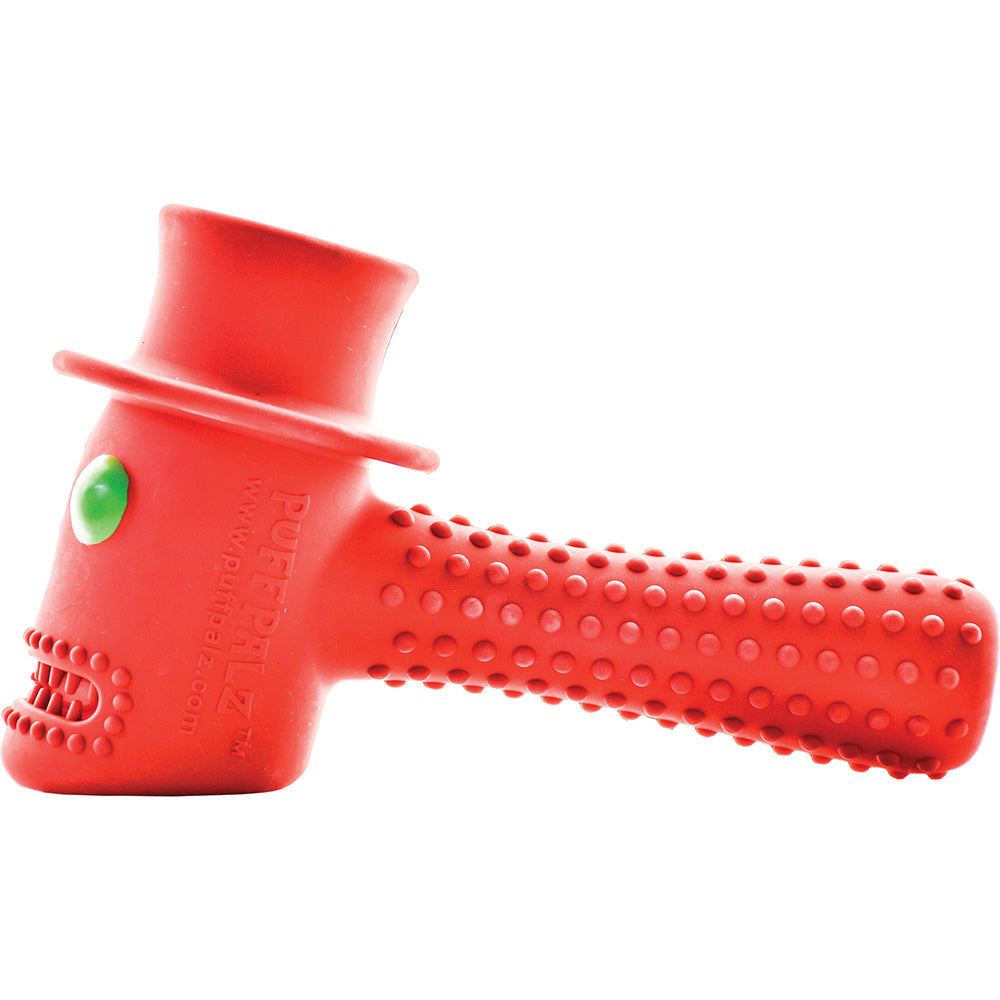 Hippy Hammer Tough Dog Toy red side view