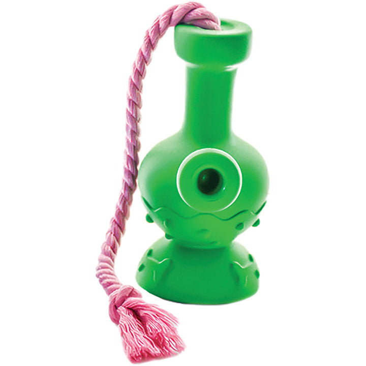 Tug N Toke Tough Dog Toy Green