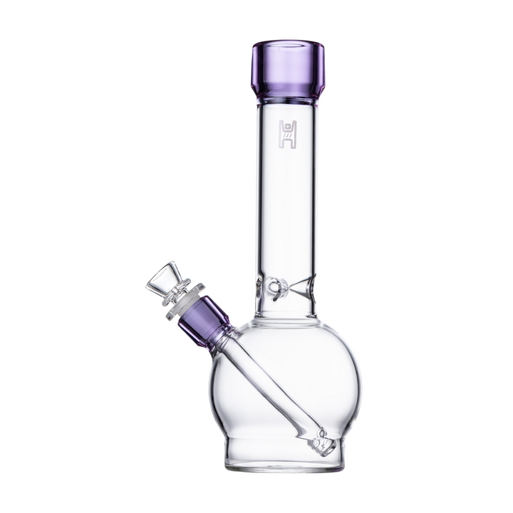 Human Grade 12" Ball Water Pipe (Lavender)