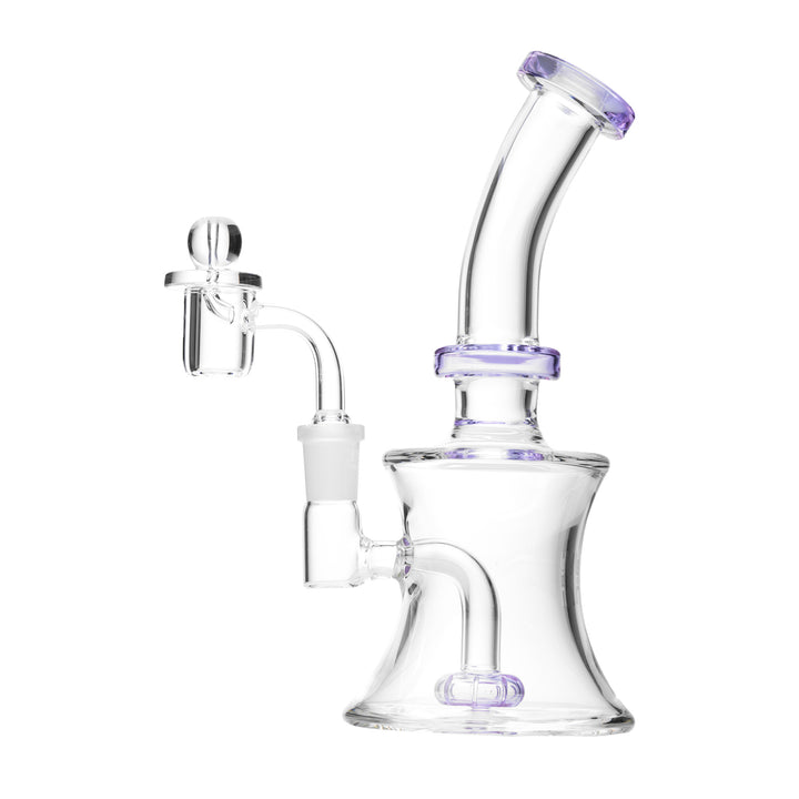 Human Grade 8" Oil Can Dab Rig (Lavender)