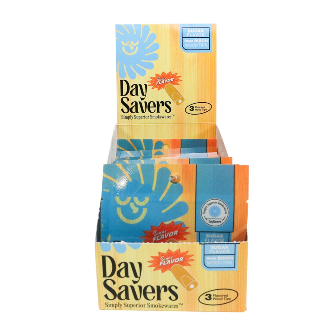 DaySavers Wood Filter Tips (9mm) (60 tips)