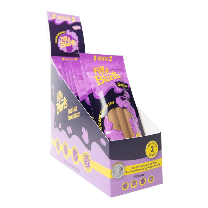 DaySavers Pre-Rolled Blunt Wraps (45 Blunts)