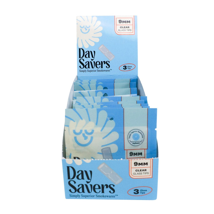 DaySavers Glass Filter Tips (9mm) (60 tips)