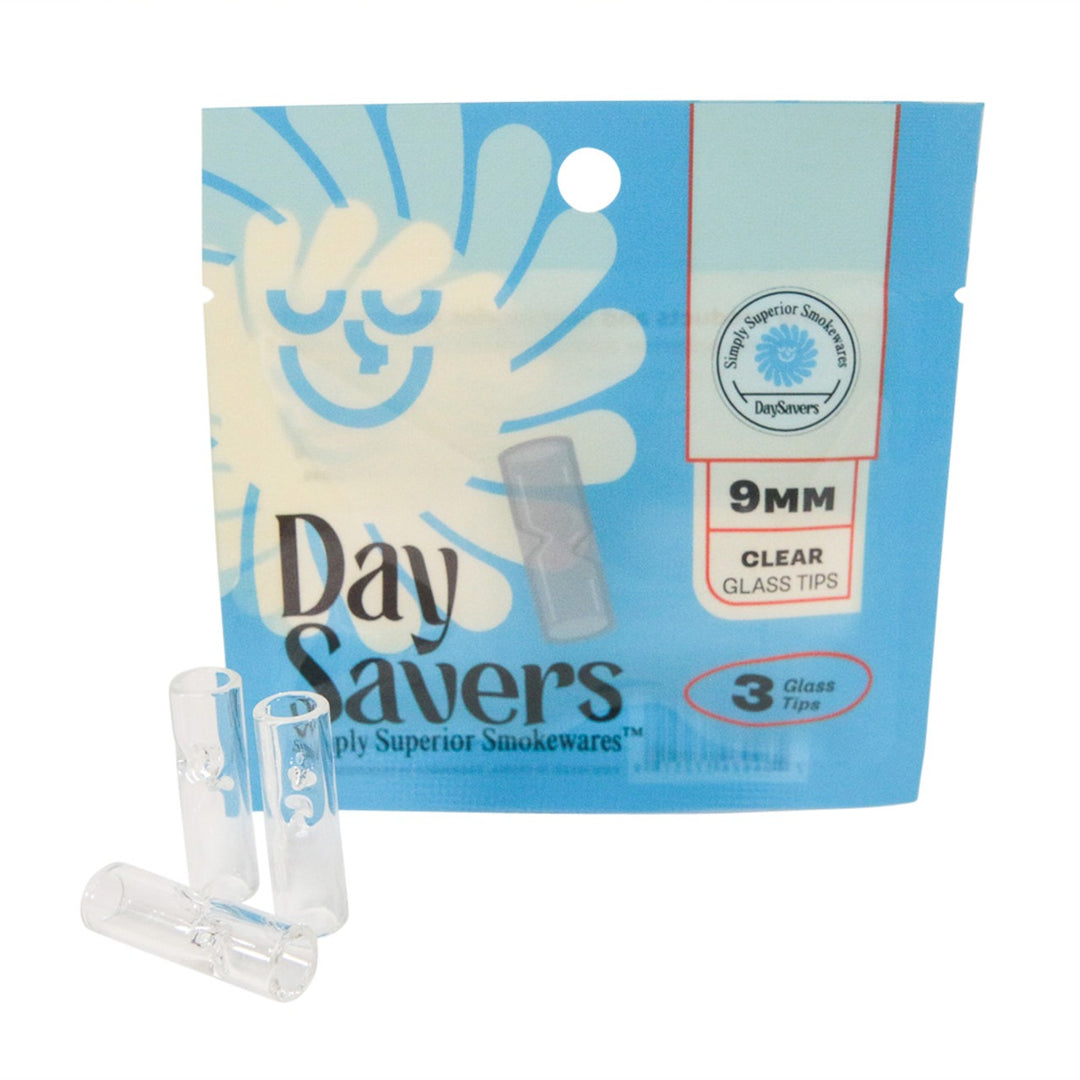 DaySavers Glass Filter Tips (9mm) (60 tips)