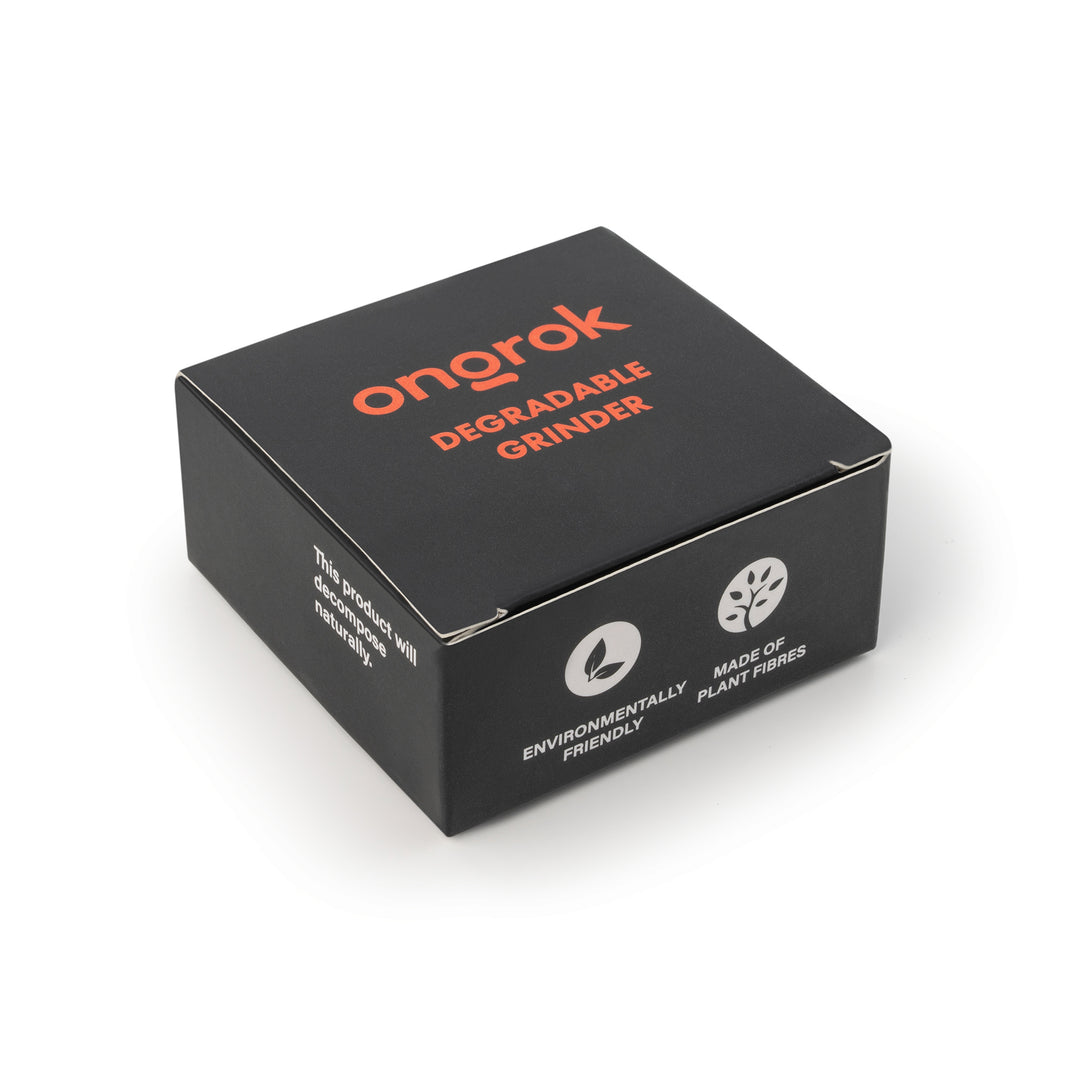 Ongrok 2-Piece Hemp Grinder (Black)