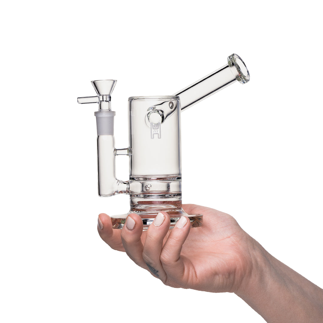 Human Grade 6" Sidecar Bubbler (Clear)