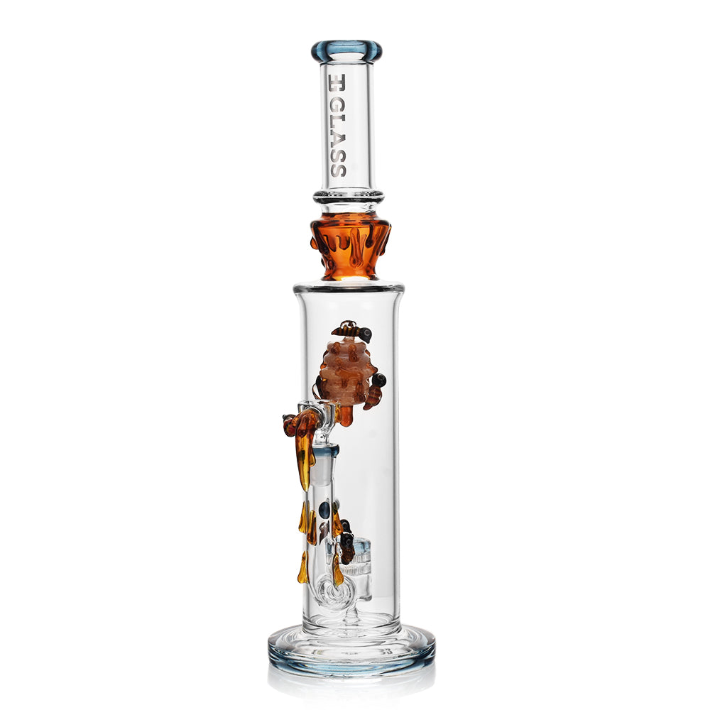 EG Glass - Honeycomb Bee Drip Tube