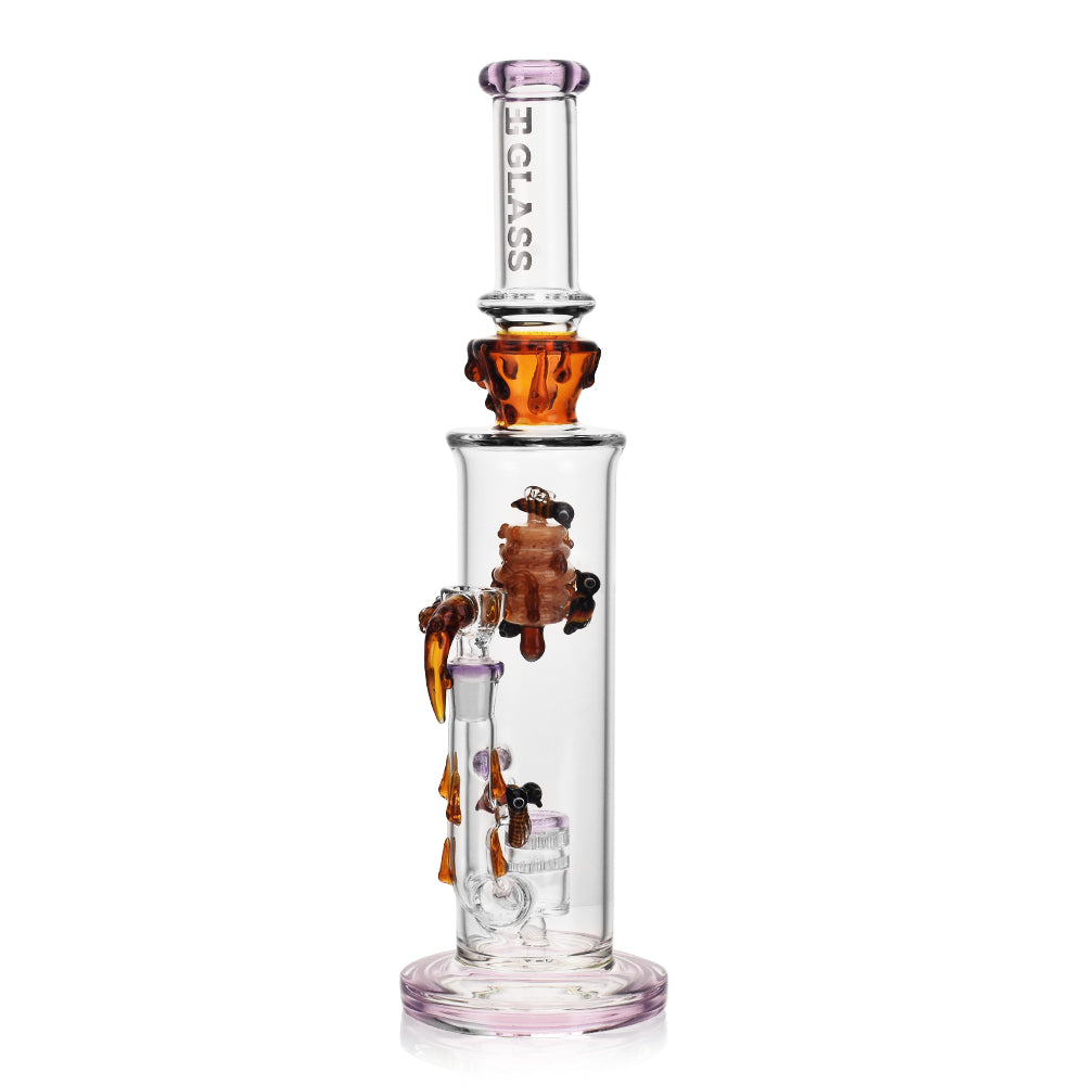 EG Glass - Honeycomb Bee Drip Tube