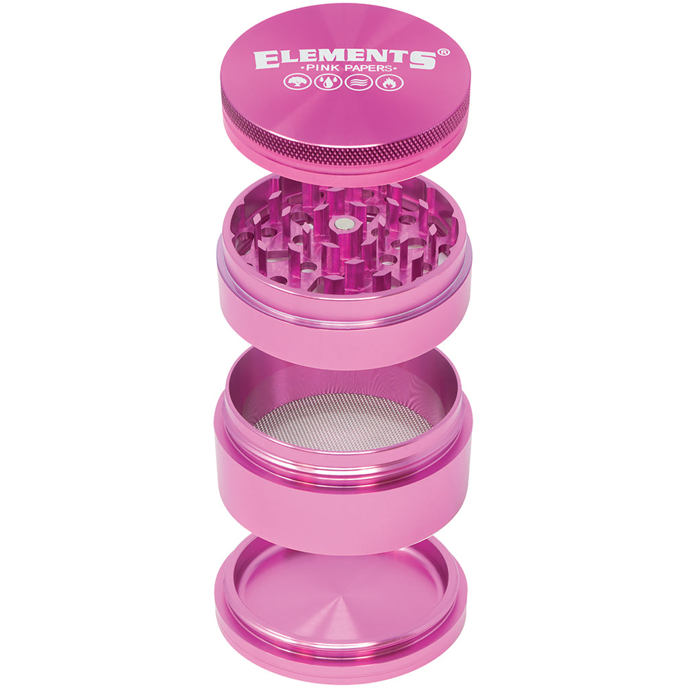 Elements Pink Grinder (4-Piece) – SnowTree