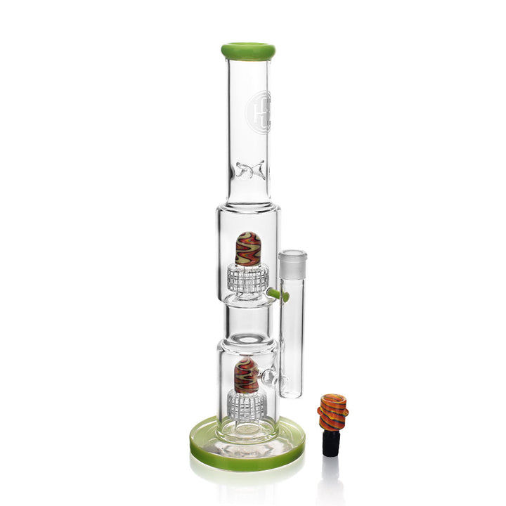 High Society 16" Gemini Premium Wig Wag Waterpipe