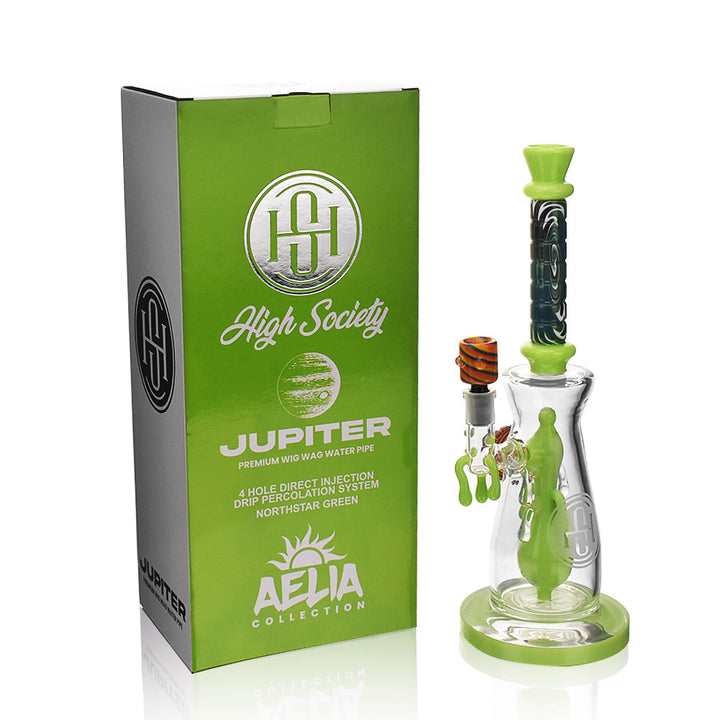 High Society 14" Jupiter Premium Wig Wag Waterpipe