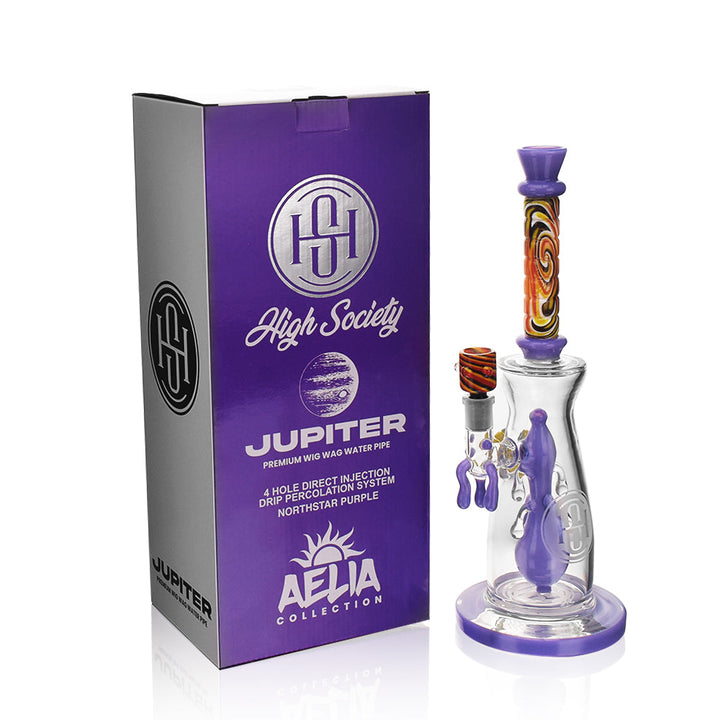 High Society 14" Jupiter Premium Wig Wag Waterpipe