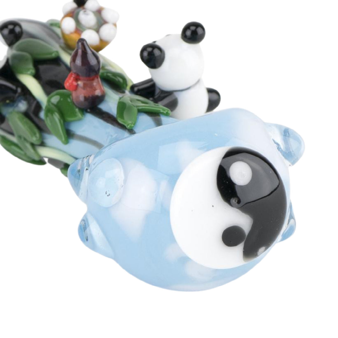 empire glassworks climbing pandas hand pipe F0 9F 90 BC