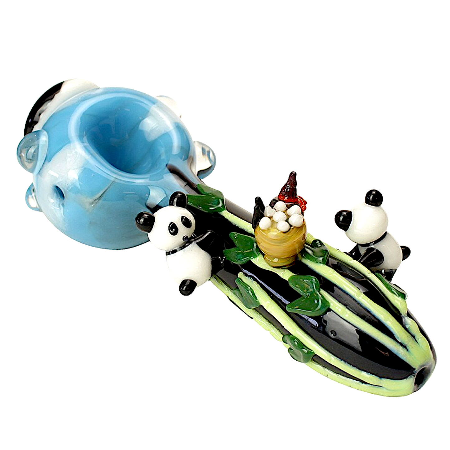 empire glassworks climbing pandas hand pipe F0 9F 90 BC