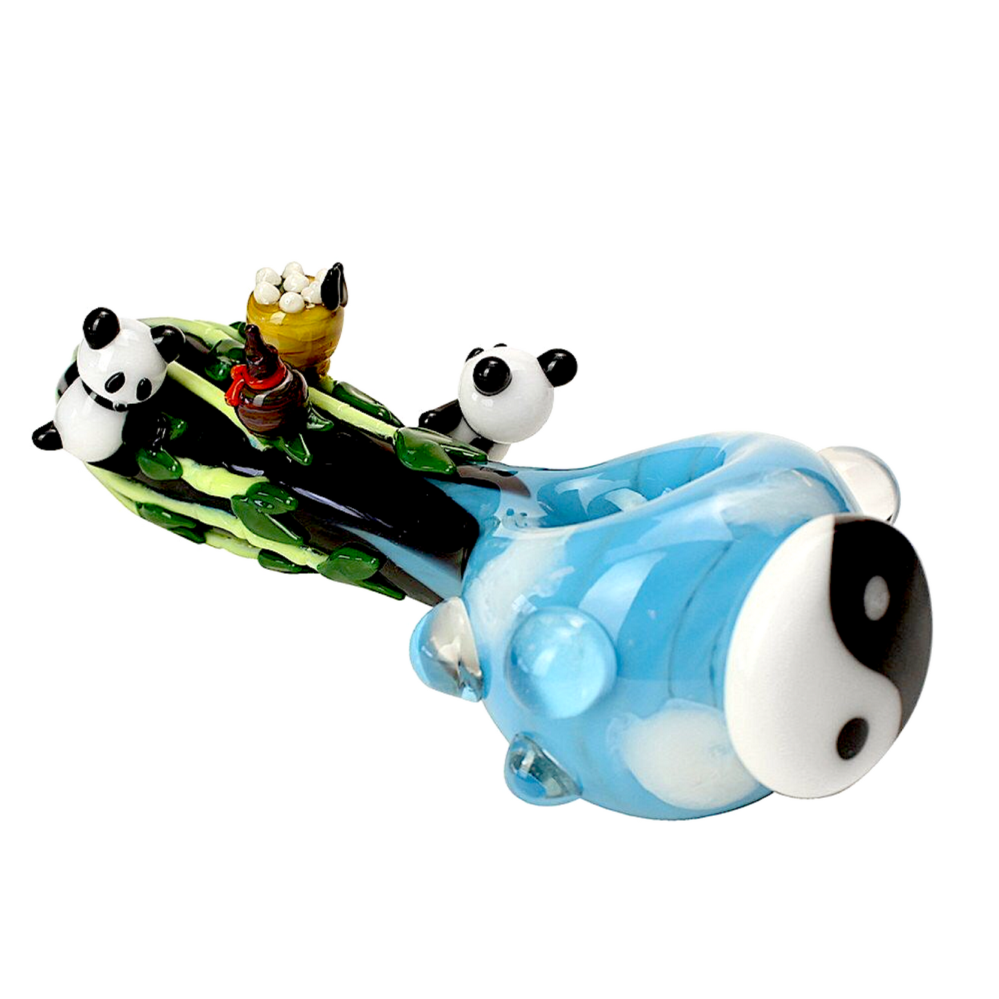 empire glassworks climbing pandas hand pipe F0 9F 90 BC