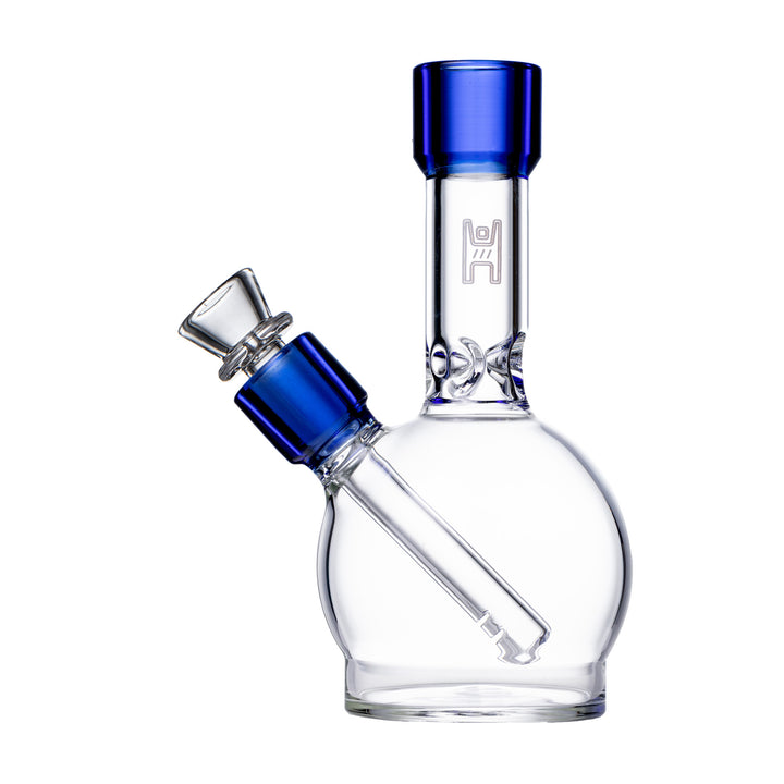 Human Grade 6" Ball Water Pipe (Blue)
