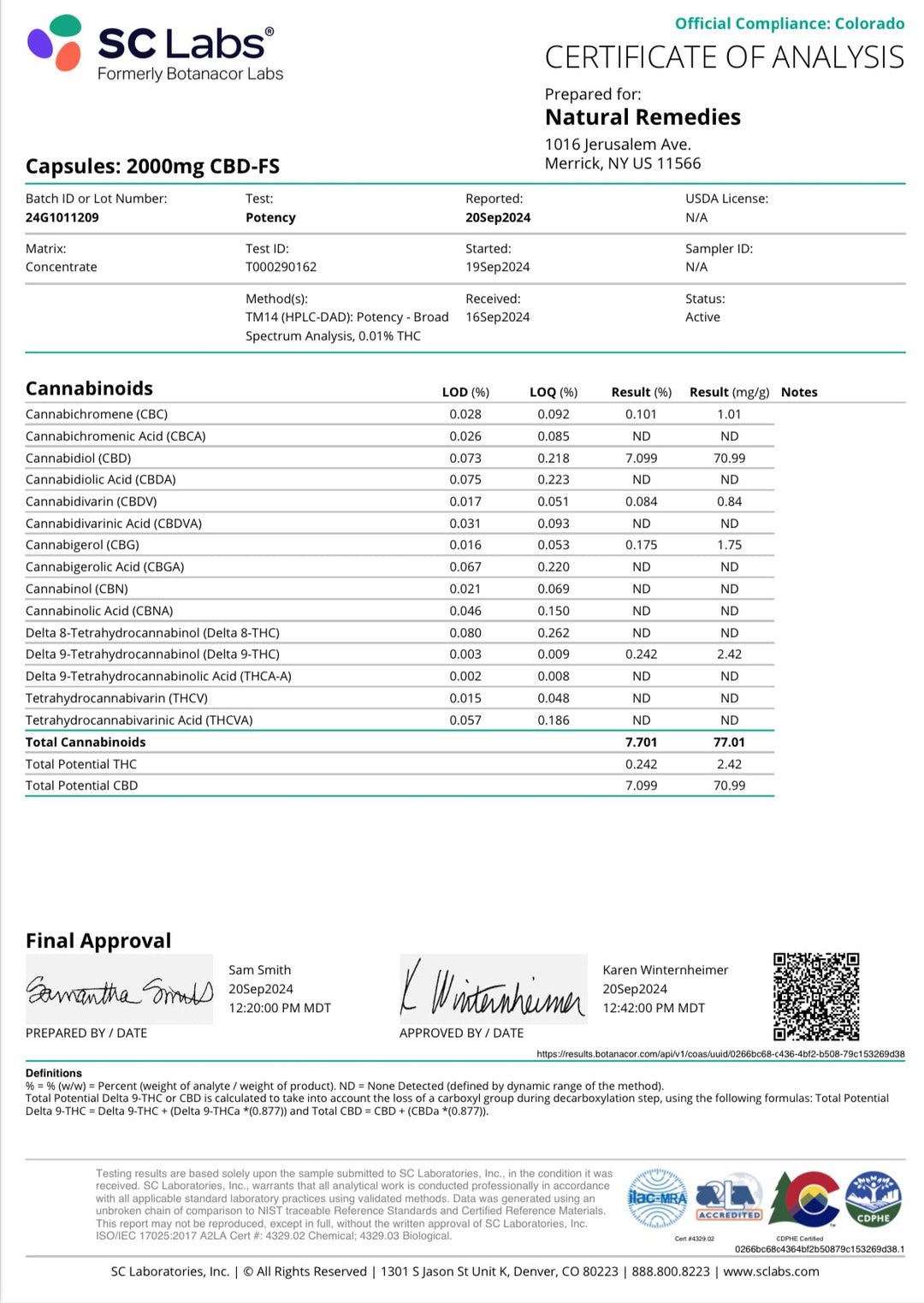 Full Spectrum CBD Soft Gel Capsules (2000mg)