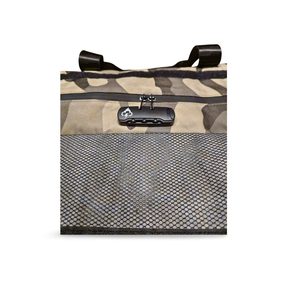 Essential Smell Proof Max Duffle Bag - Fashionable, Discreet + Hidden Lock (FireBar Labs x PBAL)
