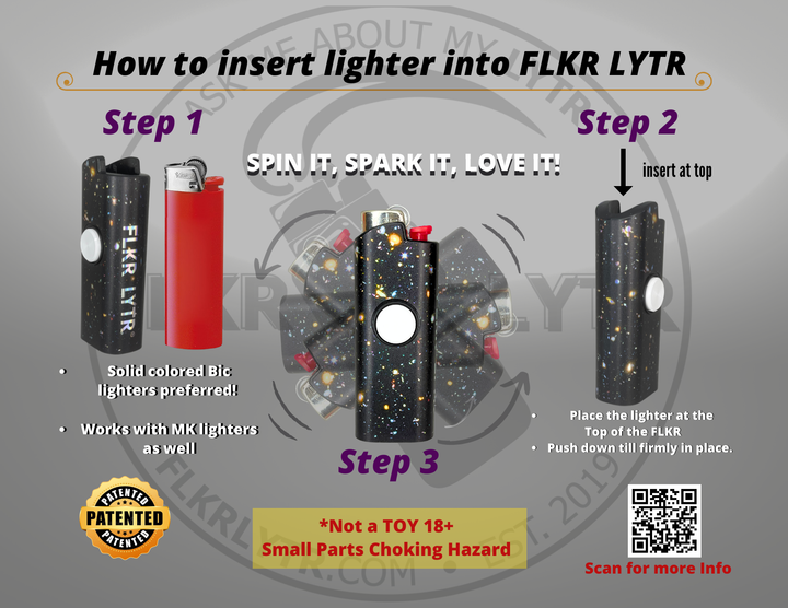 Fidget Spinner Lighter Case (Virgo)