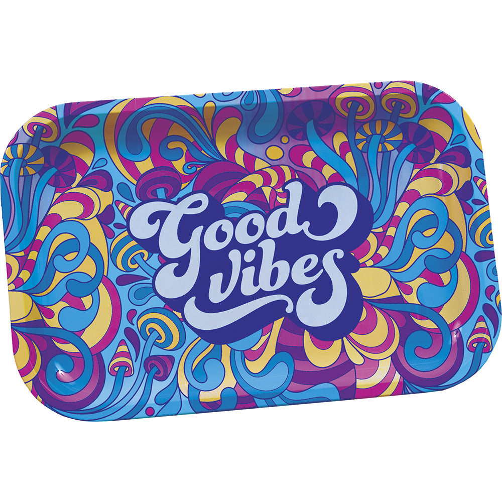 Good Vibes Rolling Tray small