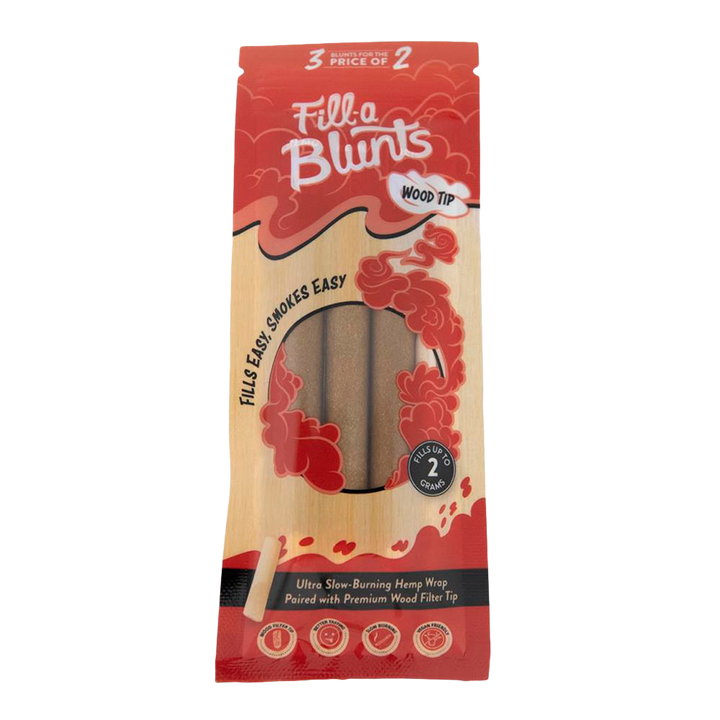DaySavers Pre-Rolled 11mm Blunt Wraps with Wood Tip (45 Blunts)