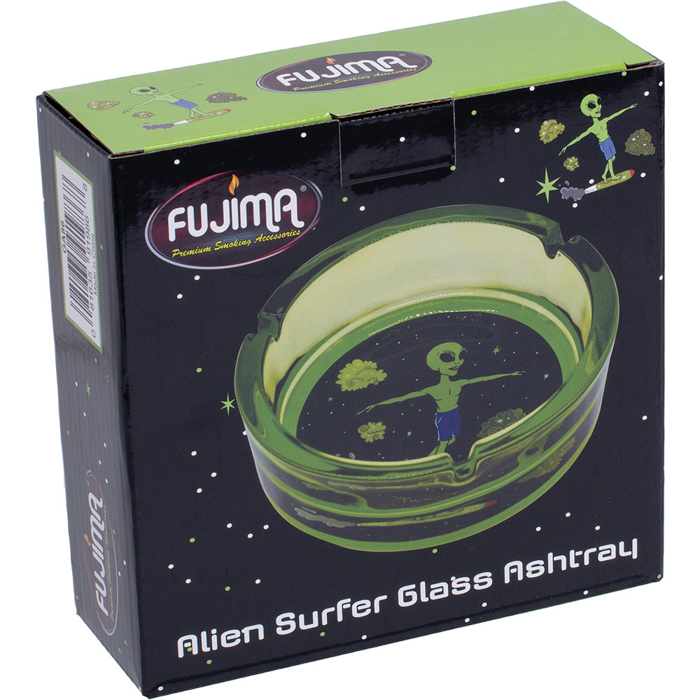 Alien Surfer Glass AshTray