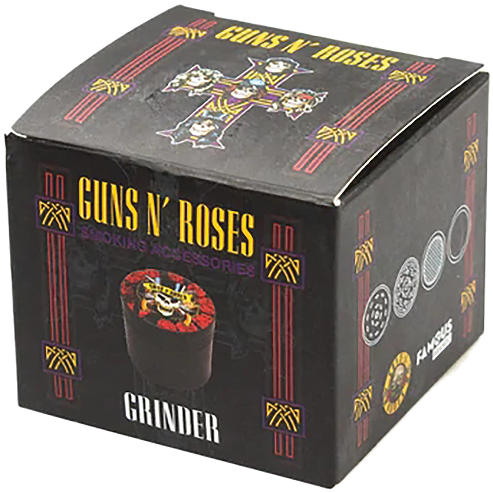 GUNS N' ROSES Skull & Pistol Black Grinder