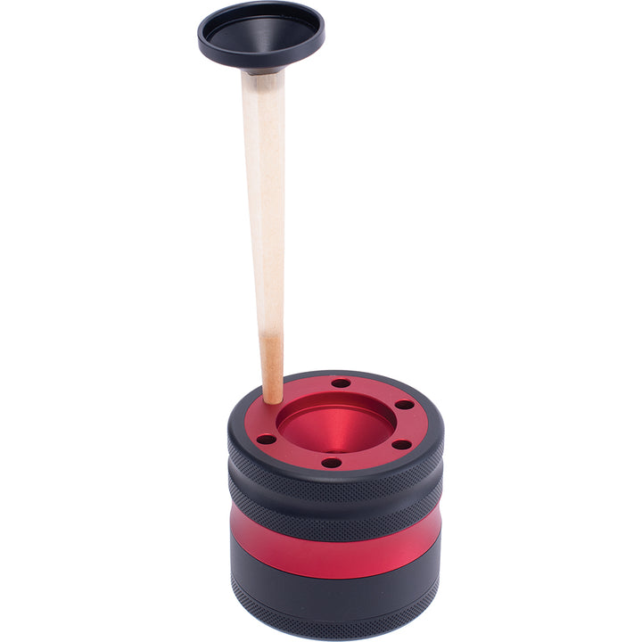 Aluminium Grinder w/ Cone Holder & Funnel