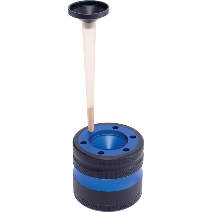 Aluminium Grinder w/ Cone Holder & Funnel