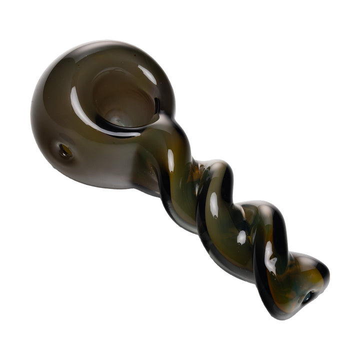 Human Grade Twist Spoon Hand Pipe Model A (Smoke Fuming)