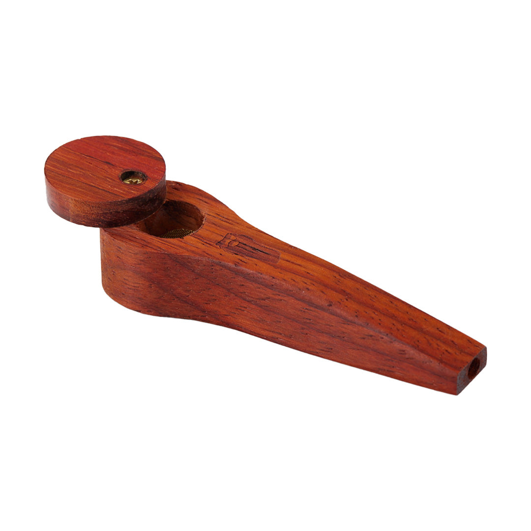 Exotic Wood Pipe with Lid (Padauk)