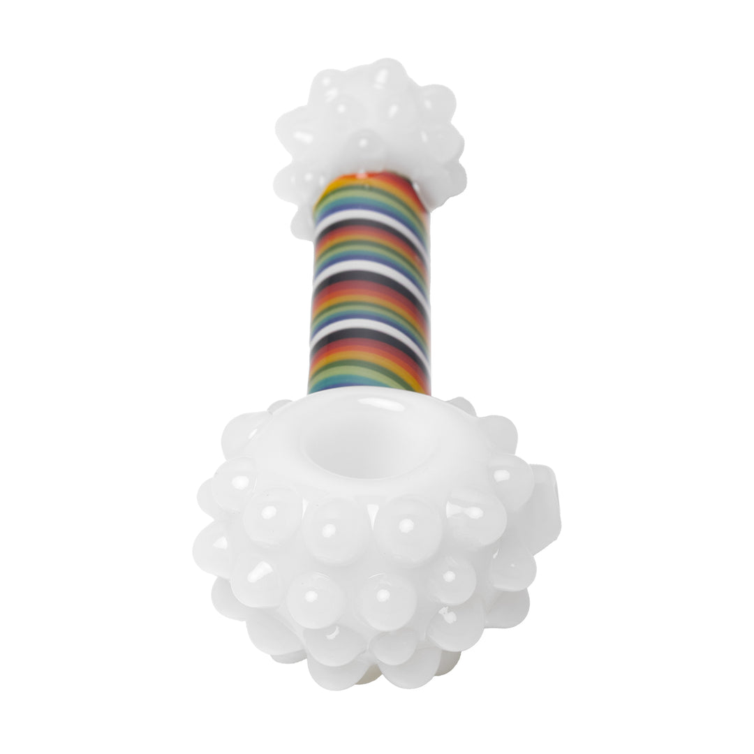 Human Grade Rainbow Spoon Hand Pipe