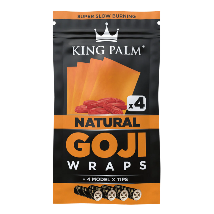 King Palm Goji Berry Wrap (Natural) (60 Wraps)