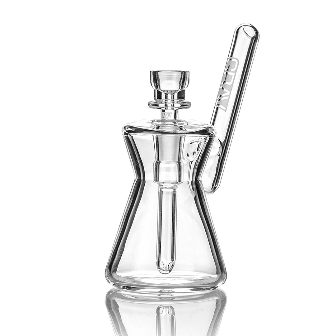 grav hourglass pocket bubbler